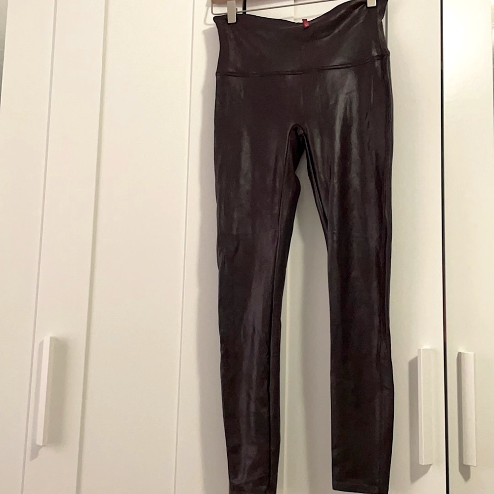 Spanx Faux Leather leggings.
